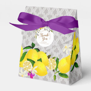 Lemon Birthday  Favor Box