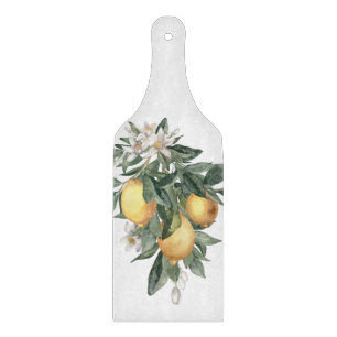 Lemon Bliss Decorative Glass Cutting Board