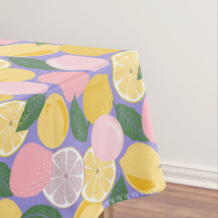 Lemon blooms apron coffee mug wrapping paper tablecloth