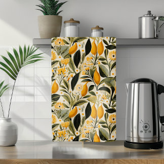 Lemon Botanical Grove Kitchen Towel