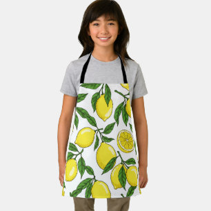 Lemon Botanical Seamless – Hand Drawn Apron