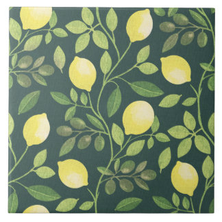 Lemon Branch Botanical Kitchen Tile