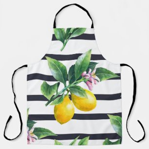 Lemon Branch: Citrus Watercolor Bliss Apron