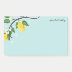 Lemon Branch - Custom Name Post-it Notes