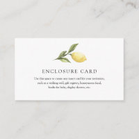 Lemon Branch Enclosure Card