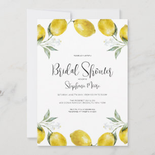 Lemon Bridal Shower Invitation