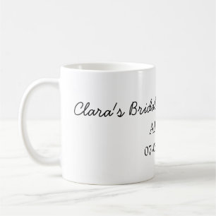 Lemon bridal shower modern simple minimal rustic b coffee mug