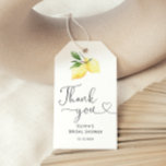 Lemon Bridal Shower Thank you Favour Tags<br><div class="desc">Lemon Bridal Shower Thank you Favour Tags. For more advanced customization of this design,  simply select the "Customize It" button above! Matching items available.</div>