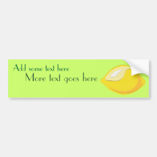 Lemon Bumper Sticker
