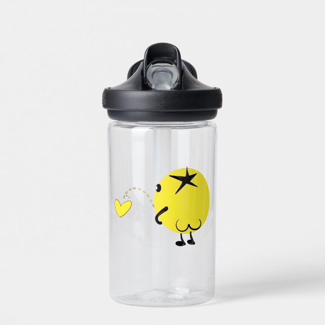 Lemon-Butt: Star Burst Water Bottle (Front)