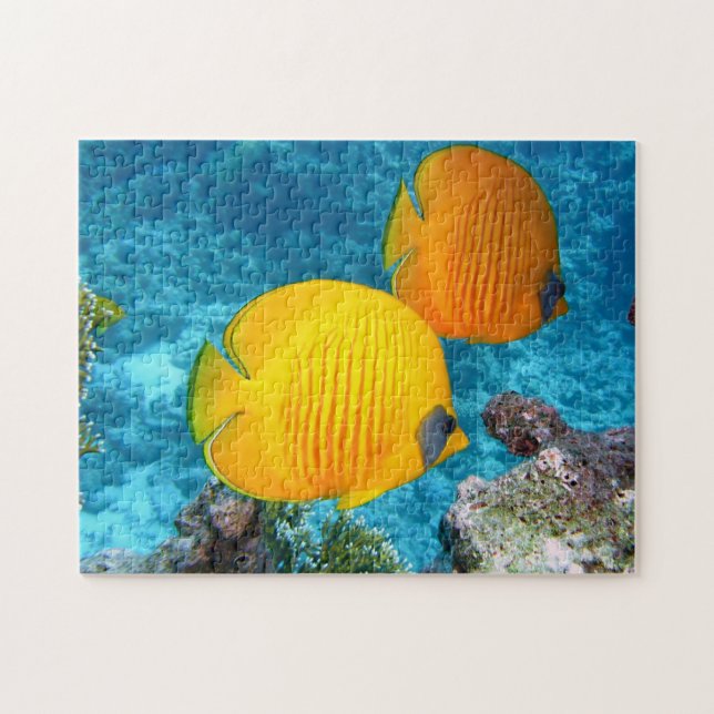 Lemon butterfly fish Puzzle (Horizontal)