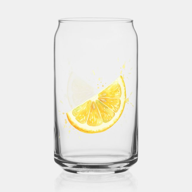 Lemon Can Glass (Front)