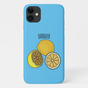 Lemon cartoon illustration iPhone 11 case
