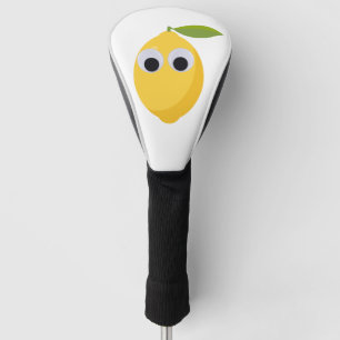 Lemon Character, sweet fruit with googly eyes   Golf Head Cover