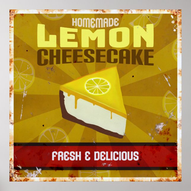 Lemon Cheesecake Poster (Front)
