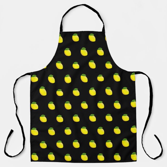 Lemon Chef’s Kitchen Apron Long (Front)