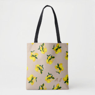 Lemon Chic Light Brown Tote Bag