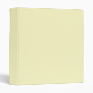 Lemon Chiffon Solid Colour Binder
