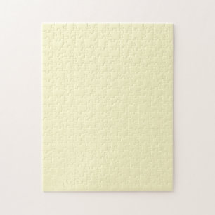 Lemon Chiffon Solid Colour Jigsaw Puzzle