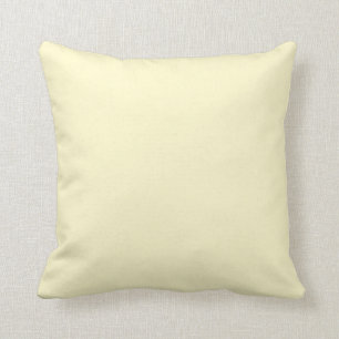 Lemon Chiffon Throw Pillow