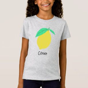 Lemon Citroen Dutch Fruity Fun Food Art T-Shirt