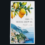 Lemon Citrus Amalfi Coast Bridal Shower Small Gift Bag<br><div class="desc">Lemon Citrus Amalfi Coast Bridal Shower Small Gift Bag</div>