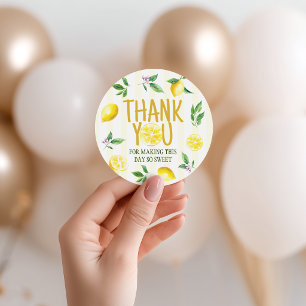 Lemon Citrus Birthday Favor Tags