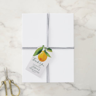 Lemon Citrus Favour Tags