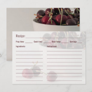 Lemon Citrus Food Photo With Recipe Template
