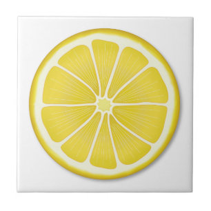 Lemon Citrus Fruit Kitchen and Garden Tile