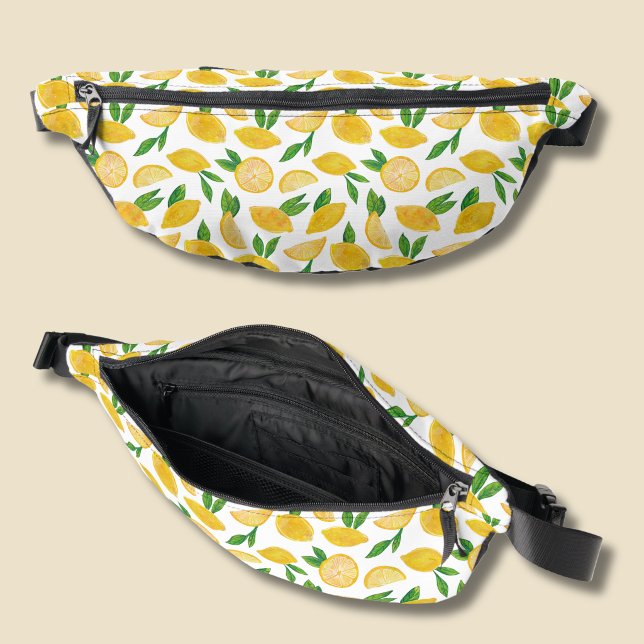 Lemon Citrus Fruit Pattern Fanny Pack (Citrus lemon pattern fanny pack)