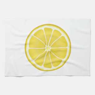 Lemon Citrus Fruit Slice  Kitchen Towel