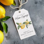 Lemon Citrus Main Squeeze Bridal Shower Gift Tags<br><div class="desc">Lemon Citrus Main Squeeze Bridal Shower Gift Tags</div>