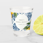 Lemon Citrus Positano Italian Bridal Shower Shot Glass<br><div class="desc">Lemon Citrus Positano Italian Bridal Shower Shot Glass</div>