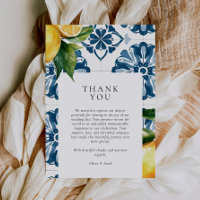 Lemon Citrus Positano Italian Wedding
