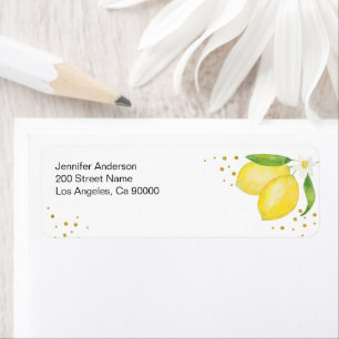 Lemon Citrus Return Address