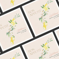 Lemon Citrus Soft Blush Main Squeeze Bridal Shower