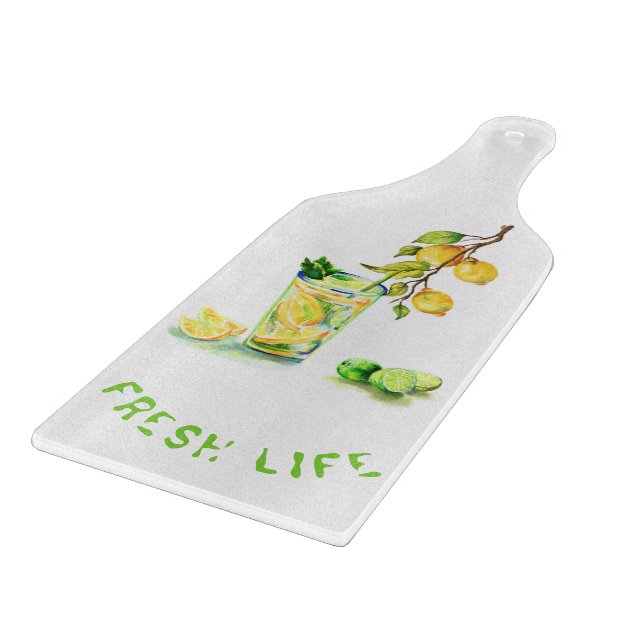 Lemon Cool Drink Lemonade Lemons Cutting Board (Corner)