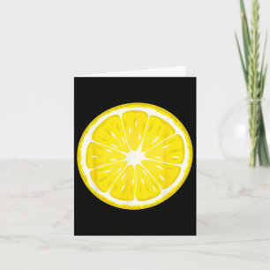 Lemon Costume Fruit Halloween Costume Card
