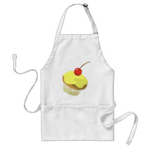 Lemon cupcake apron