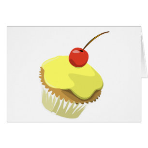 Lemon cupcake w/ Cherry cupcake template products