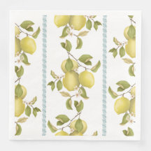 Lemon Dance Paper Napkin