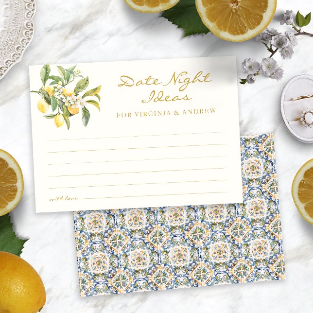 Lemon Date Night Card (Lemon Date Night Card
)
