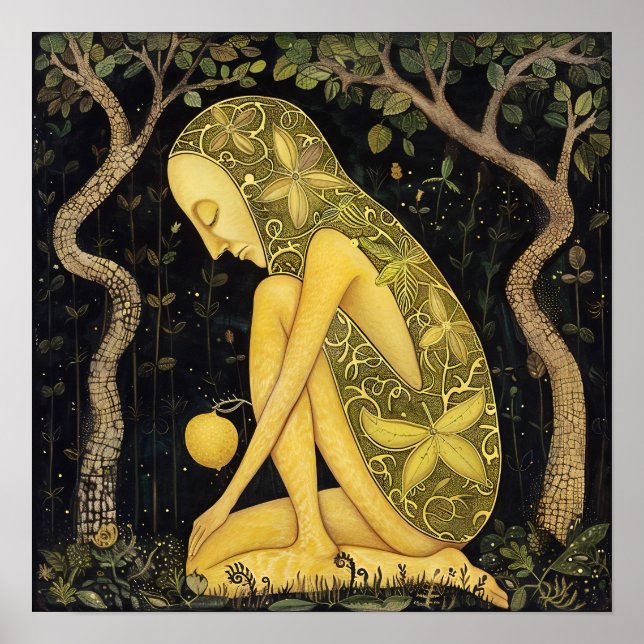 Lemon Decorative Painting Art Print (Front)