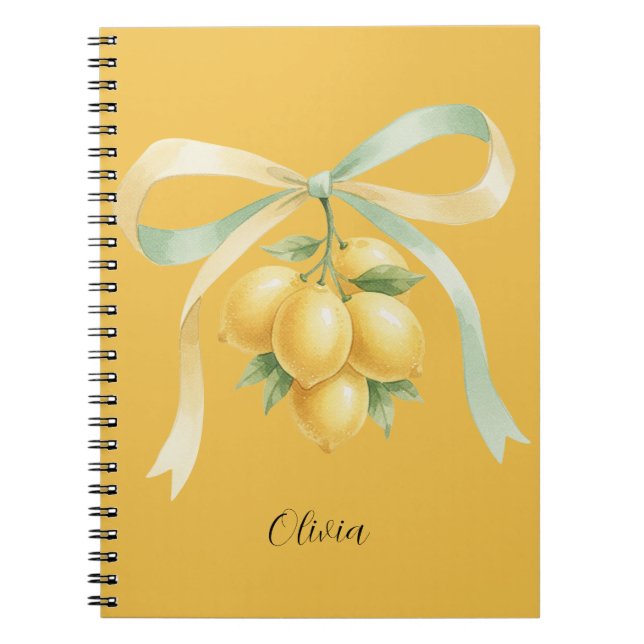 Lemon Design Notebook (Front)