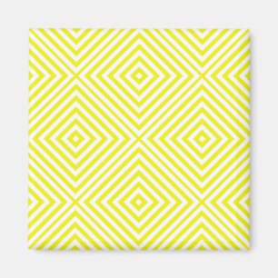 Lemon Diamond Chevron Magnet