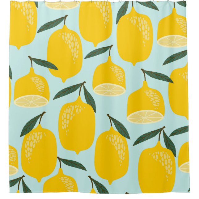Lemon drawings, trendy vintage pattern. (Front)