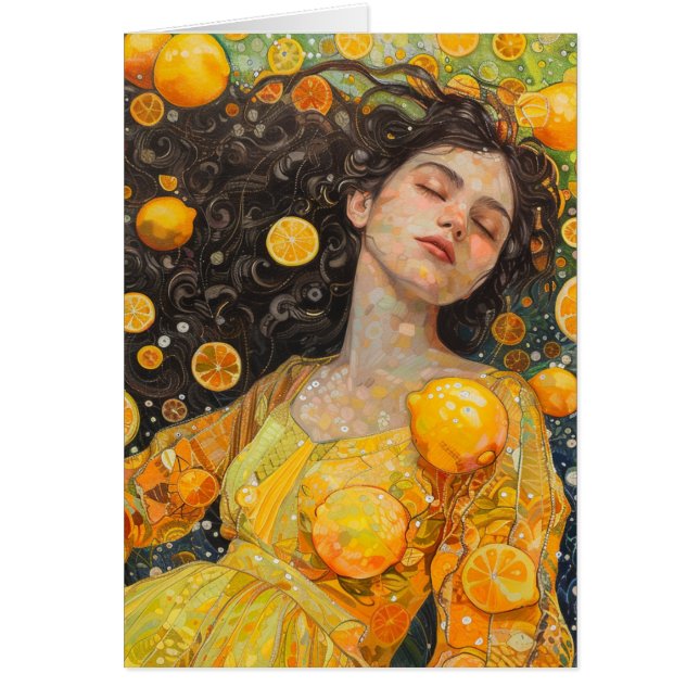 Lemon Dreams All Occasions Greeting Card (Front)
