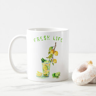 Lemon Drink Lemons Mug Gift - Custom Text