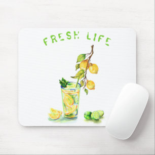 Lemon Drink Mouse Pad